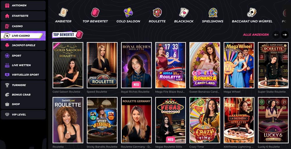 lunubet livecasino