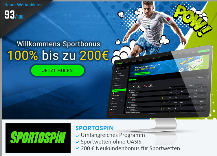 Sportospin popup