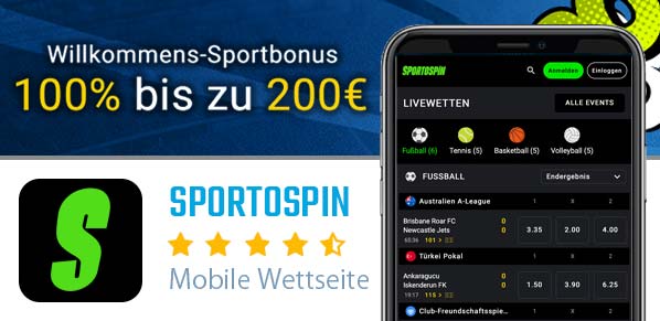 Sportospin popup mobil